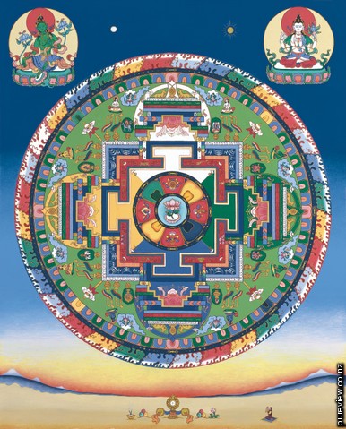 Avalokiteshvara Mandala - click to enlarge