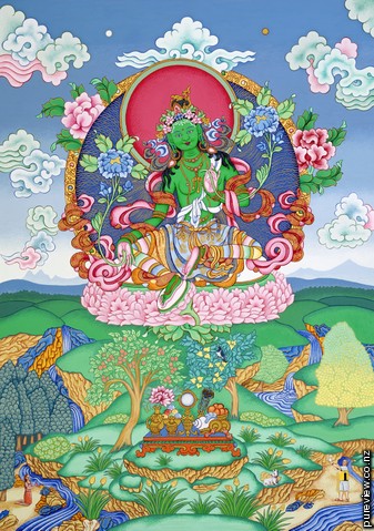 Green Tara 2 - click to enlarge