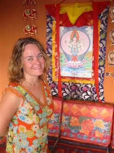 Thangka with Brocade